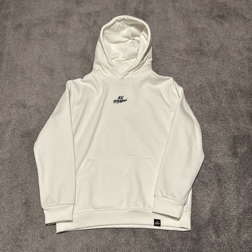 Men's 100 Thieves Cream Hoodie, White, M RN146181